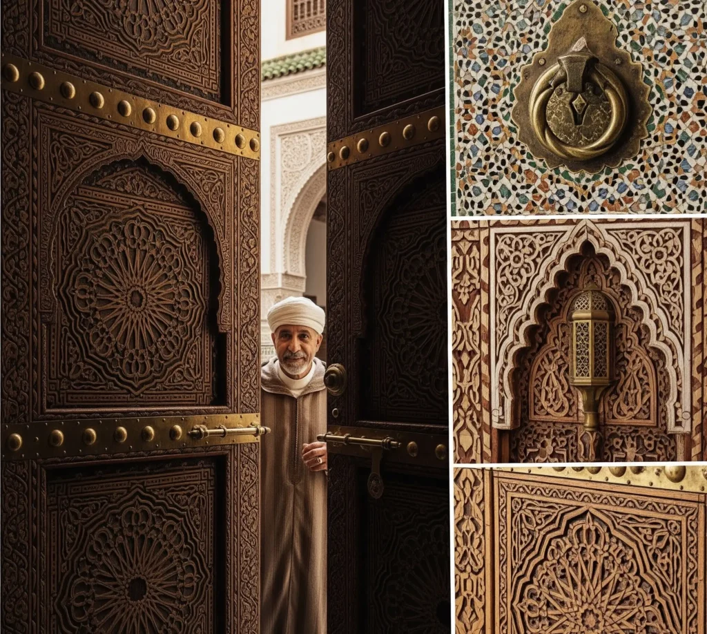 تفاصيل دقيقة وسحر مغربي خالص تتجلى في كل قطعة خشبية منقوشة يدويًا.
