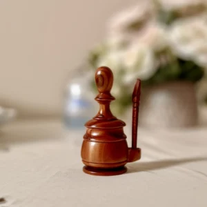 مكحلة عرعر منقوشة يدويًا مغربية