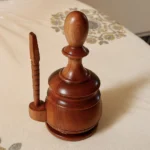 مكحلة عرعر منقوشة يدويًا مغربية