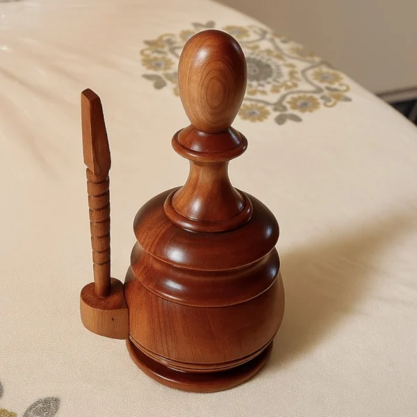 مكحلة عرعر منقوشة يدويًا مغربية