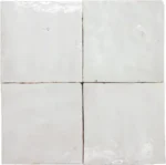 ⁦زليج أبيض مغربي⁩ - الصورة ⁦2⁩